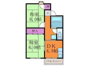 村治マンションの物件間取画像